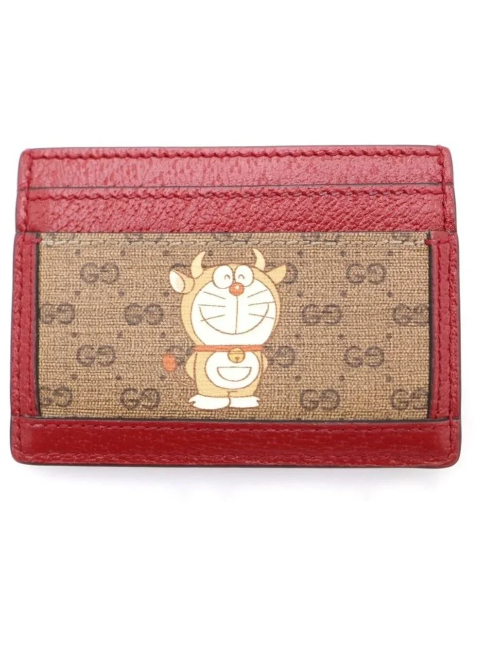 Gucci Doraemon Anniversary Cow Emon Card Case